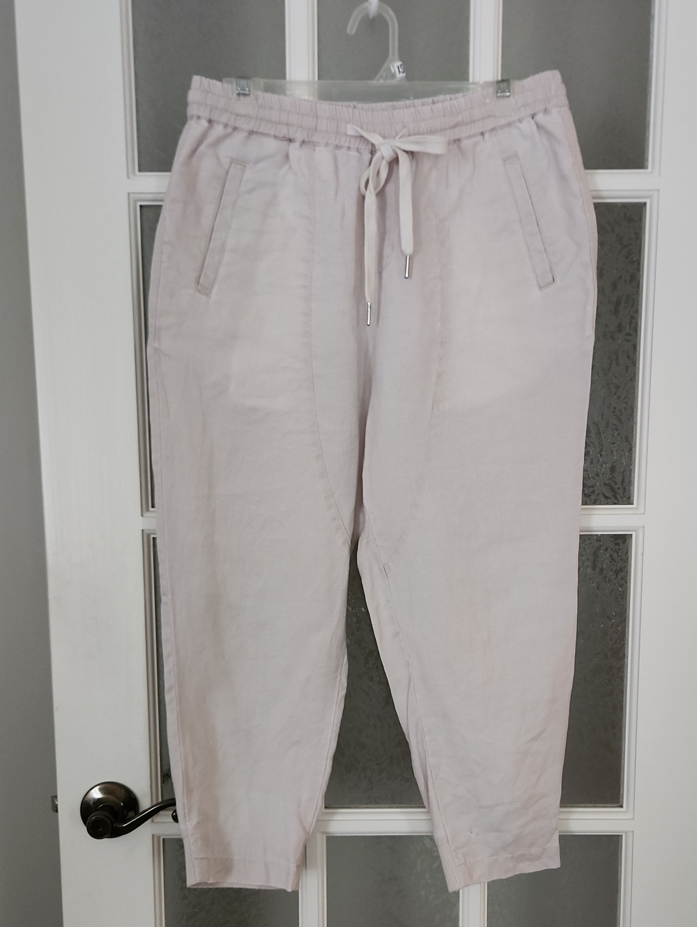 Part Two Copenhagen Drawstring Pure Linen Capri